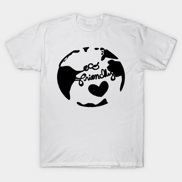 Eco Friendly Earth T-Shirt by TriForceDesign